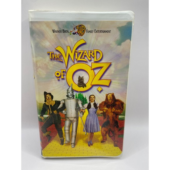 Vintage Wizard of Oz VHS Tape Figurine Set Dorothy Tin Man Scarecrow & More - Picture 10 of 13